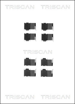 TRISCAN Tartozékkészlet, tárcsafékbetét 8105101522_TRIS