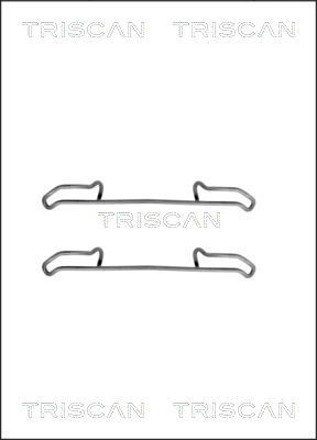 TRISCAN Tartozékkészlet, tárcsafékbetét 8105101540_TRIS