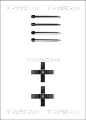 TRISCAN Tartozékkészlet, tárcsafékbetét 8105101590_TRIS