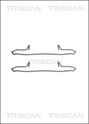 TRISCAN Tartozékkészlet, tárcsafékbetét 8105101594_TRIS