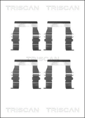 TRISCAN Tartozékkészlet, tárcsafékbetét 8105101600_TRIS