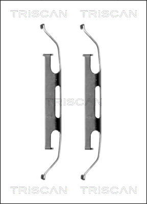 TRISCAN Tartozékkészlet, tárcsafékbetét 8105101612_TRIS