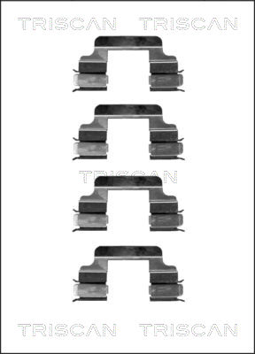 TRISCAN Tartozékkészlet, tárcsafékbetét 8105101613_TRIS