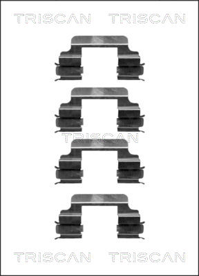 TRISCAN Tartozékkészlet, tárcsafékbetét 8105101614_TRIS