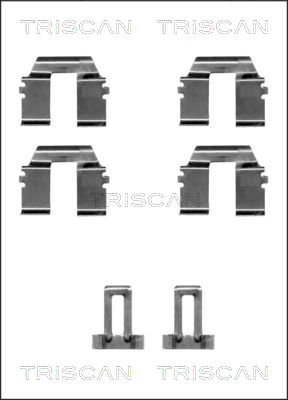 TRISCAN Tartozékkészlet, tárcsafékbetét 8105101616_TRIS