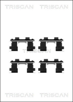 TRISCAN Tartozékkészlet, tárcsafékbetét 8105101620_TRIS