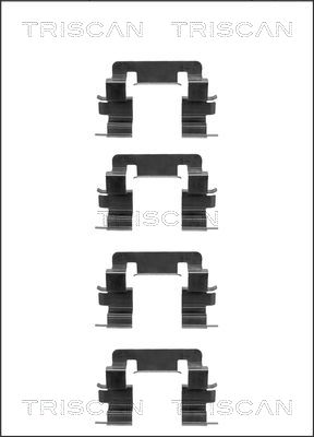 TRISCAN Tartozékkészlet, tárcsafékbetét 8105101624_TRIS