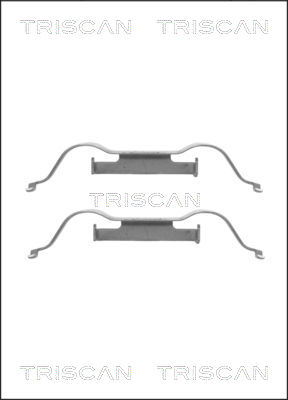 TRISCAN Tartozékkészlet, tárcsafékbetét 8105101626_TRIS