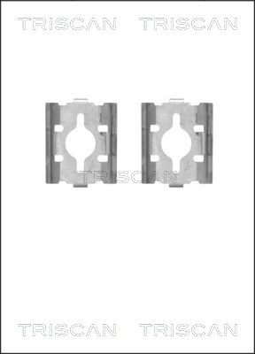 TRISCAN Tartozékkészlet, tárcsafékbetét 8105101628_TRIS