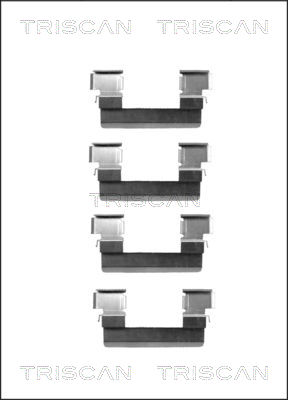 TRISCAN Tartozékkészlet, tárcsafékbetét 8105101637_TRIS