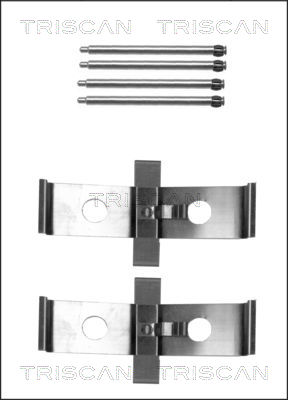 TRISCAN Tartozékkészlet, tárcsafékbetét 8105101640_TRIS