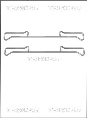 TRISCAN Tartozékkészlet, tárcsafékbetét 8105101642_TRIS