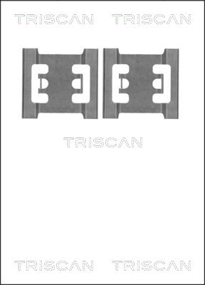 TRISCAN Tartozékkészlet, tárcsafékbetét 8105101643_TRIS