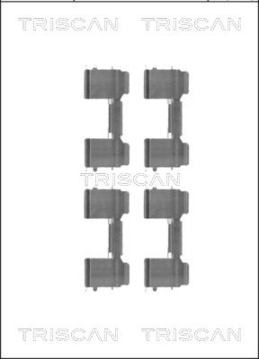 TRISCAN Tartozékkészlet, tárcsafékbetét 8105101649_TRIS