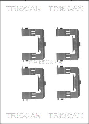 TRISCAN Tartozékkészlet, tárcsafékbetét 8105101655_TRIS