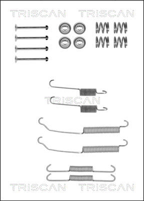 TRISCAN Tartozékkészlet, fékpofa 8105102243_TRIS