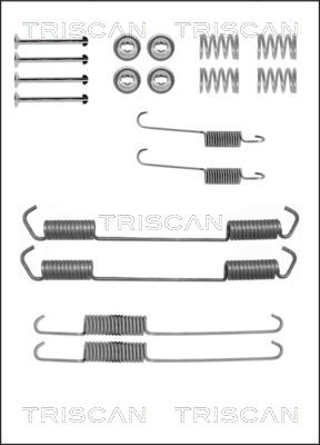 TRISCAN Tartozékkészlet, fékpofa 8105102550_TRIS