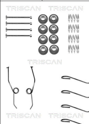 TRISCAN Tartozékkészlet, fékpofa 8105102570_TRIS