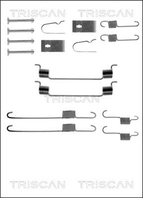 TRISCAN Tartozékkészlet, fékpofa 8105102574_TRIS
