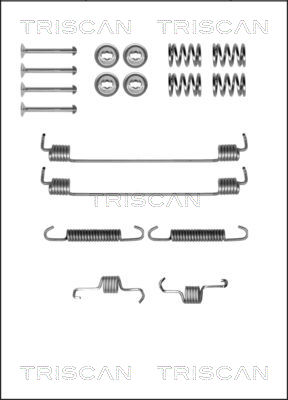 TRISCAN Tartozékkészlet, fékpofa 8105102596_TRIS