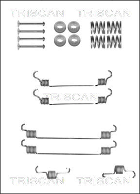 TRISCAN Tartozékkészlet, fékpofa 8105102597_TRIS