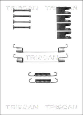 TRISCAN Tartozékkészlet, fékpofa 8105102598_TRIS