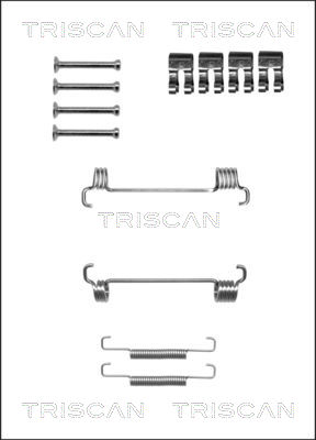 TRISCAN Tartozékkészlet, fékpofa 8105102603_TRIS