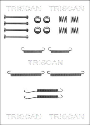 TRISCAN Tartozékkészlet, fékpofa 8105102608_TRIS