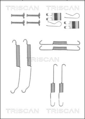 TRISCAN Tartozékkészlet, fékpofa 8105102611_TRIS