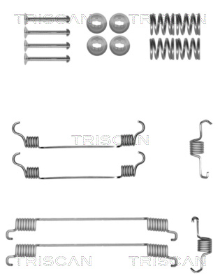 TRISCAN Tartozékkészlet, fékpofa 8105102623_TRIS