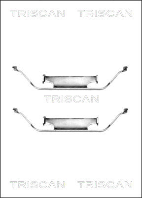 TRISCAN Tartozékkészlet, tárcsafékbetét 8105111571_TRIS