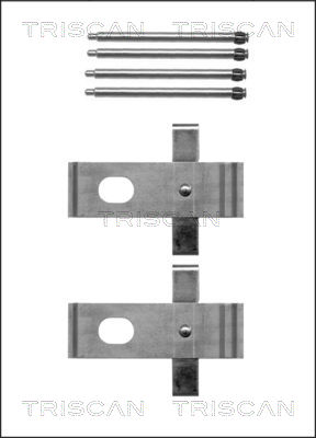 TRISCAN Tartozékkészlet, tárcsafékbetét 8105111616_TRIS