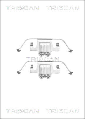 TRISCAN Tartozékkészlet, tárcsafékbetét 8105111618_TRIS