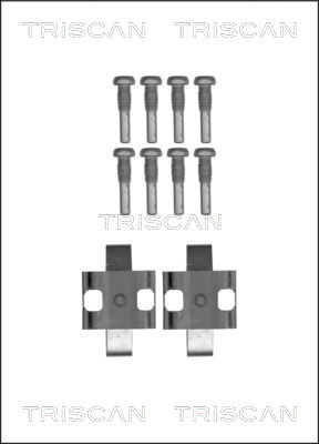 TRISCAN Tartozékkészlet, tárcsafékbetét 8105111625_TRIS