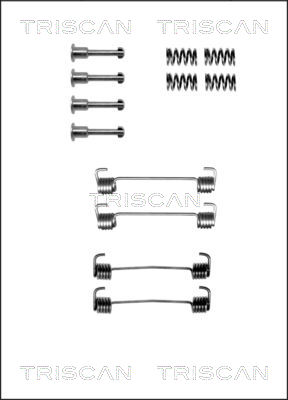 TRISCAN Tartozékkészlet, fékpofa 8105112335_TRIS