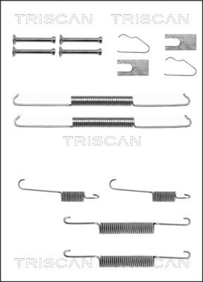 TRISCAN Tartozékkészlet, fékpofa 8105112513_TRIS