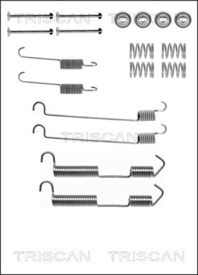 TRISCAN Tartozékkészlet, fékpofa 8105112514_TRIS