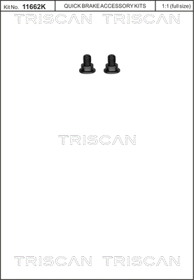 TRISCAN Csavar, féktárcsához 8105116003_TRIS