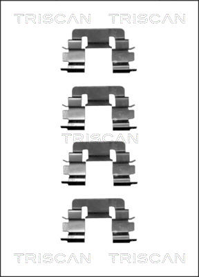 TRISCAN Tartozékkészlet, tárcsafékbetét 8105131626_TRIS