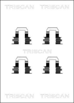 TRISCAN Tartozékkészlet, tárcsafékbetét 8105131628_TRIS