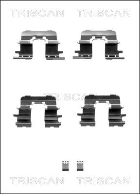 TRISCAN Tartozékkészlet, tárcsafékbetét 8105131631_TRIS