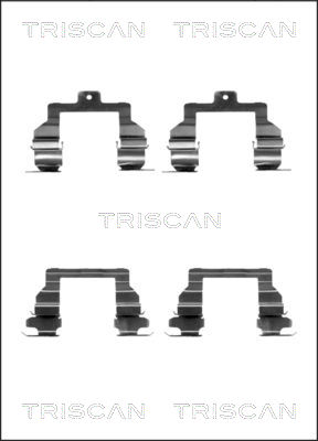 TRISCAN Tartozékkészlet, tárcsafékbetét 8105131632_TRIS