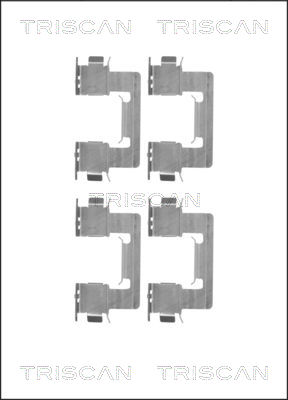 TRISCAN Tartozékkészlet, tárcsafékbetét 8105131634_TRIS