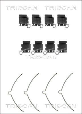 TRISCAN Tartozékkészlet, tárcsafékbetét 8105131635_TRIS