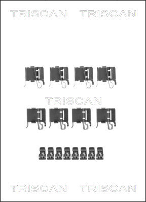 TRISCAN Tartozékkészlet, tárcsafékbetét 8105131642_TRIS