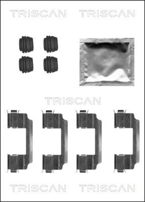 TRISCAN Tartozékkészlet, tárcsafékbetét 8105131646_TRIS