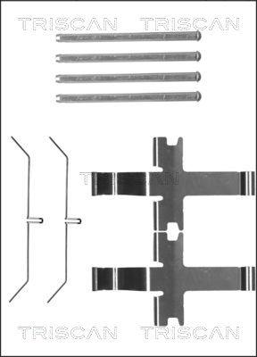 TRISCAN Tartozékkészlet, tárcsafékbetét 8105131647_TRIS