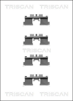 TRISCAN Tartozékkészlet, tárcsafékbetét 8105141511_TRIS