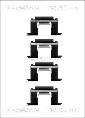 TRISCAN Tartozékkészlet, tárcsafékbetét 8105141523_TRIS