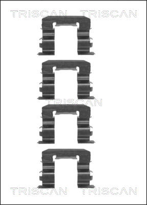 TRISCAN Tartozékkészlet, tárcsafékbetét 8105141586_TRIS